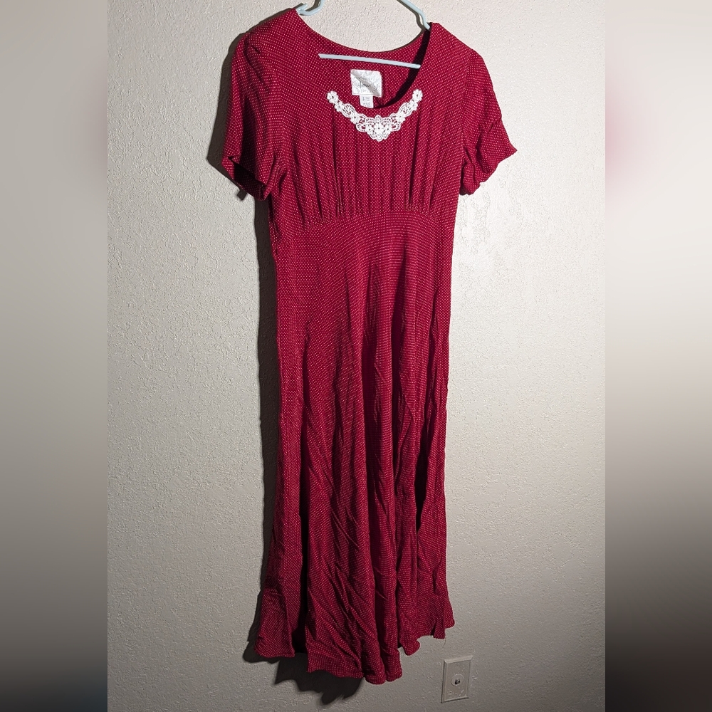 Vintage 80s Dress Made In Hawaii BoxG